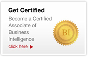 Get Certified in BI