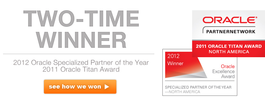 Oracle Excellence Award - Specialized Partner of the Year - BI Applications - Oracle Titan Award