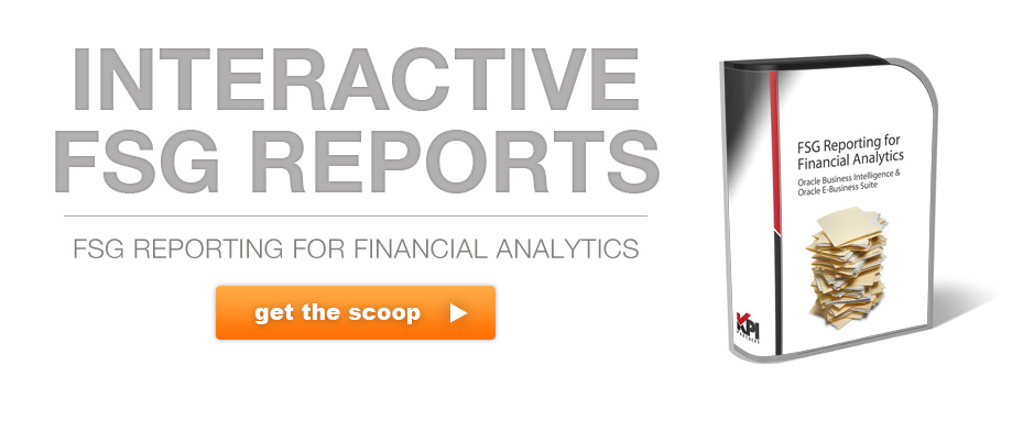 E-Business Suite EBS Financial Statement Generator FSG Reporting for Oracle BI Applications - Financial Analytics