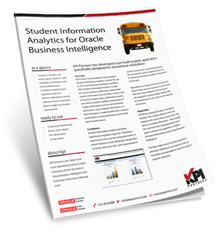 info sheet student information analytics