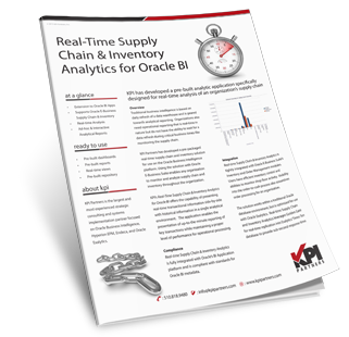Real Time Inventory Reporting Oracle