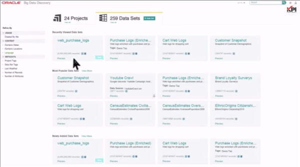 Oracle Big Data Discovery - Finding Data