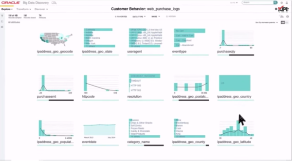 Oracle Big Data Discovery - Exploring Data