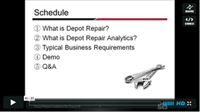 screenshot webinardepotrepairanalytics