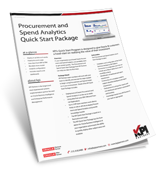 Procurement and Spend Analytics