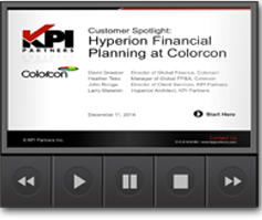 Customer Spotlight: Hyperion Financial Planning at Colorcon