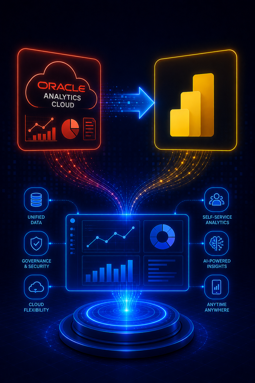 oracle cloud to power bi