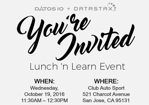 Lunch n Learn - DataStax, Datos IO, KPI Partners