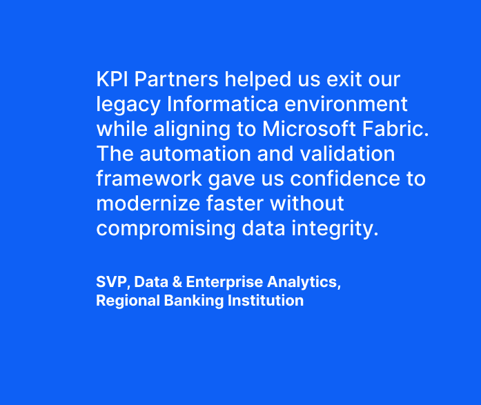 Informatica to fabric quote Informatica to fabric quote