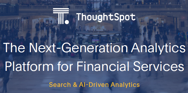 The Next-Generation Analytics Platform for Financial Services